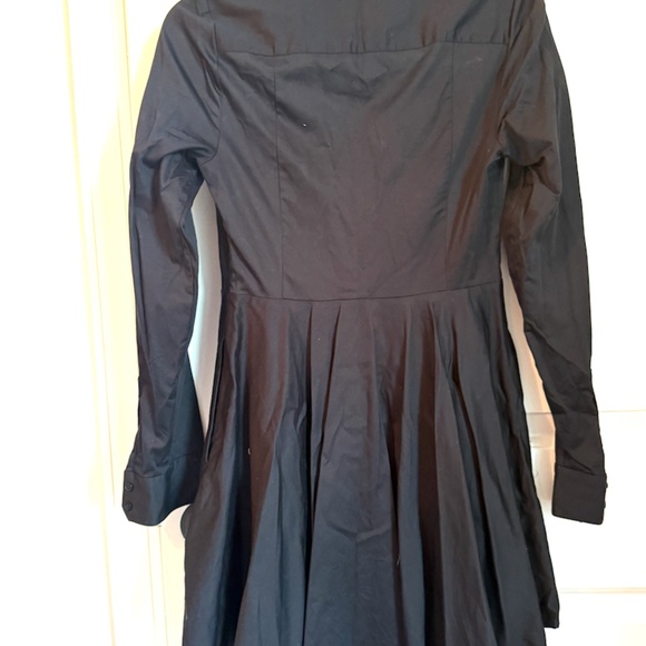 Express Mini Long Sleeved Shirt Dress Size 6 - Picture 7 of 7